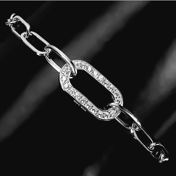Sunny Jewels Jewelry - Round Cz 2mm 925 Sterling Silver Jewelry Bracelet 7"
